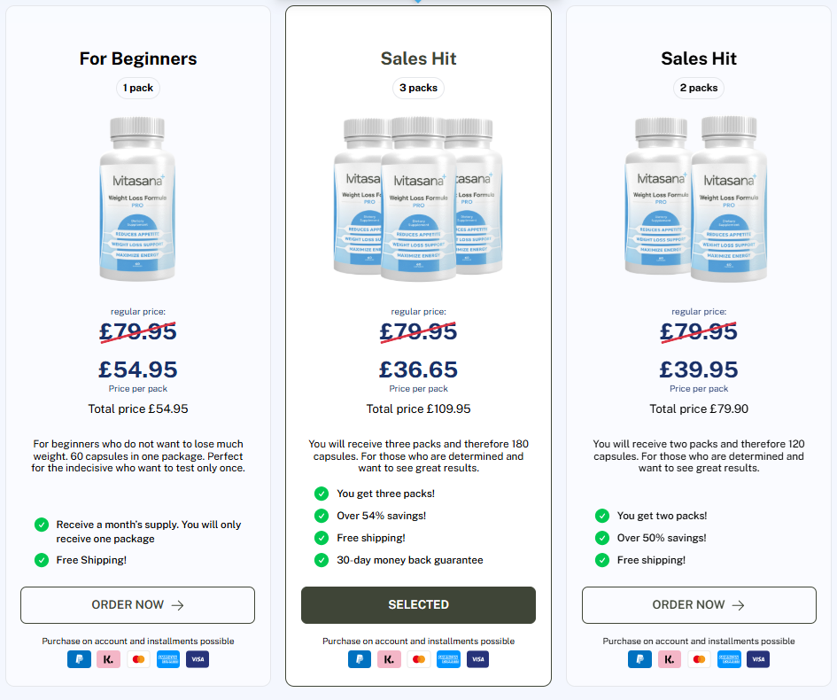 Ivitasana Capsules UK Diet price